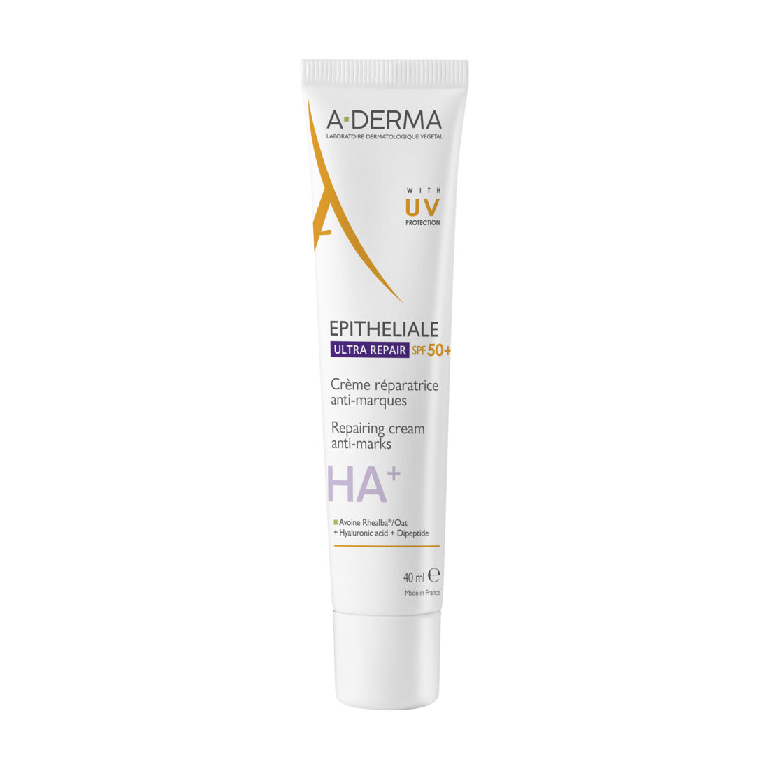 A-Derma Epitheliale Ultra Repair crema reparadora SPF 50+ 40 ml