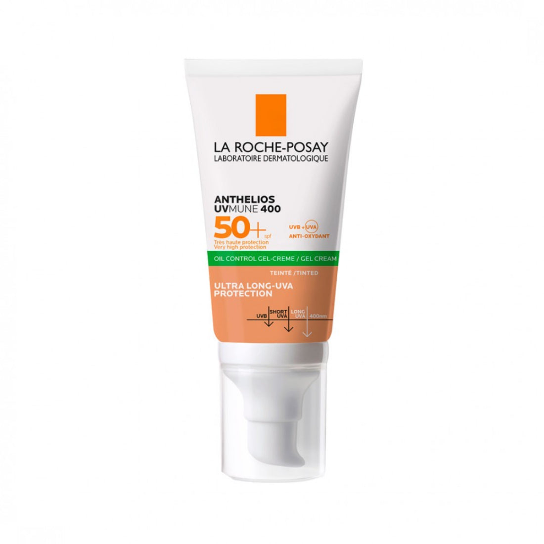 La Roche-Posay Anthelios UVMune 400 Oil Control Gel Crema con Color FPS 50+ 50 ml