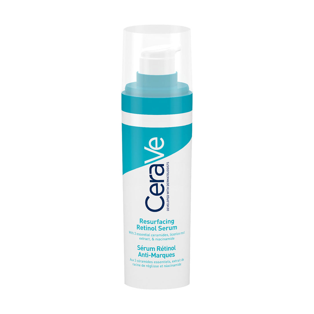 CeraVe Sérum Retinol Anti-Marcas 30 ml — fotografía real de frente sobre fondo blanco