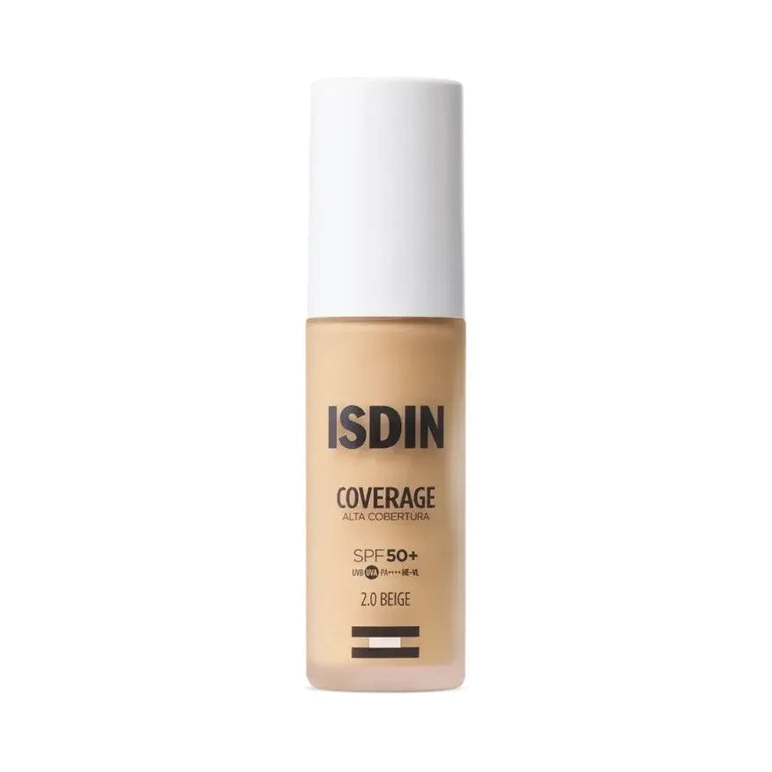 ISDIN Coverage 2.0 Beige 30 g: vista frontal sobre fondo blanco