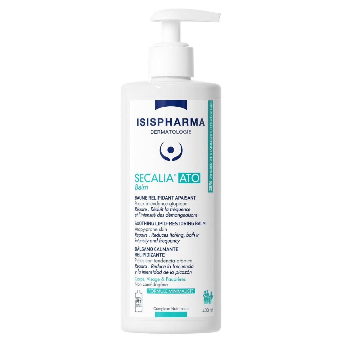 Secalia ATO Balm Isispharma 400 ml, frasco centrado