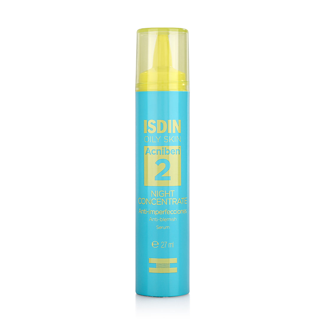 Acniben 2 Night Concentrate 27 ml, fotografía real del envase de frente