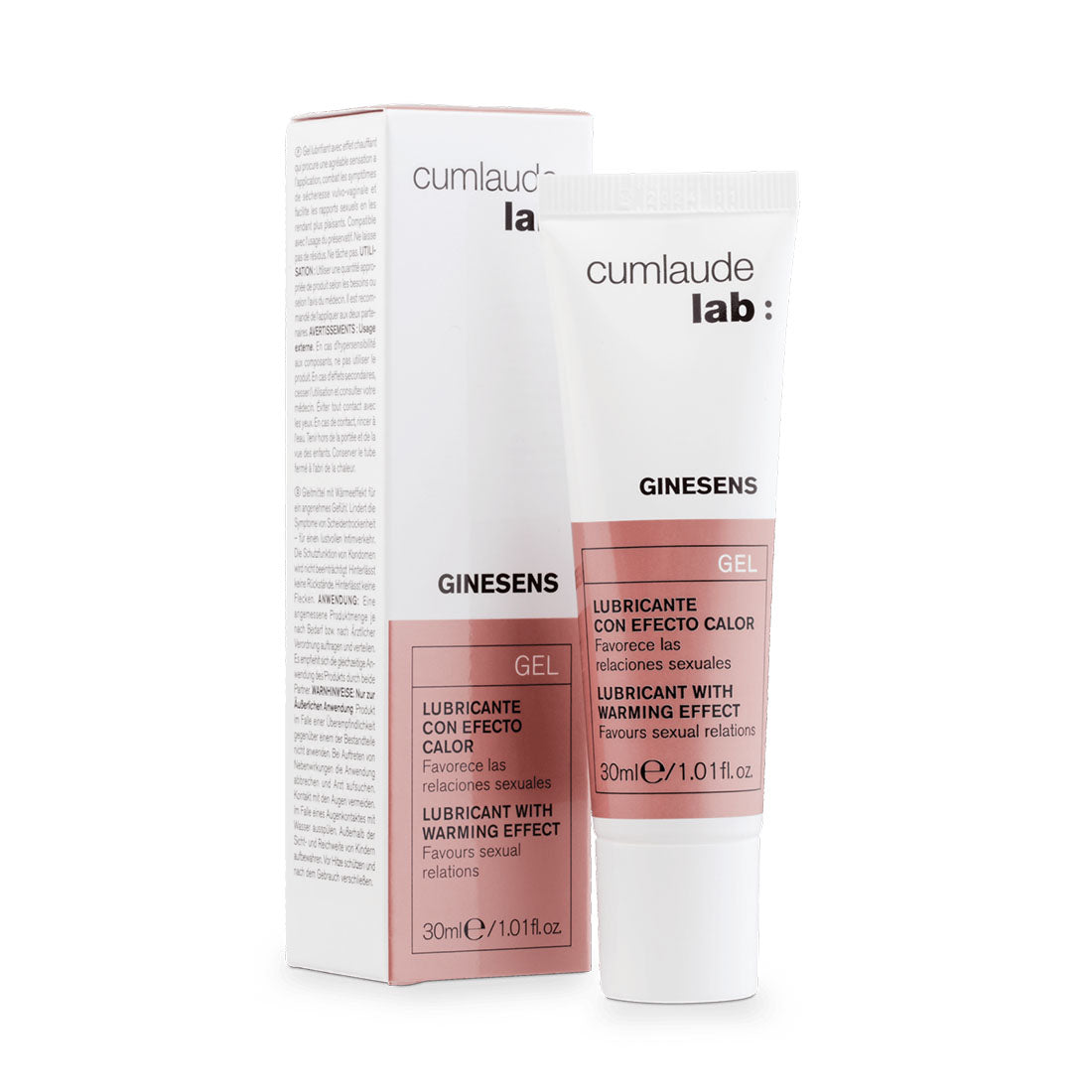 Cumlaude Lab Ginesens Gel Lubricante Efecto Calor 30 ml — fotografía comercial original