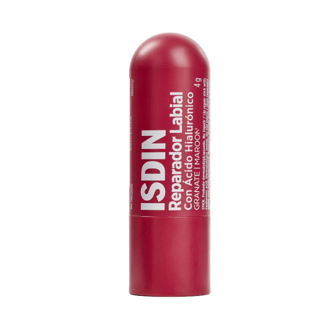 ISDIN Reparador Labial Rosa — Granate — fotografía comercial real