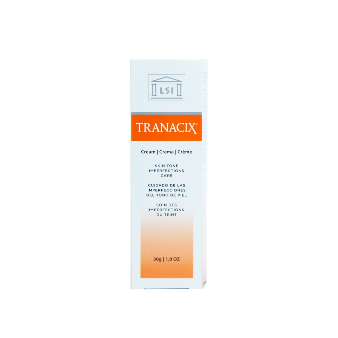 LSI Tranacix Crema facial 30 g — foto comercial original en fondo blanco