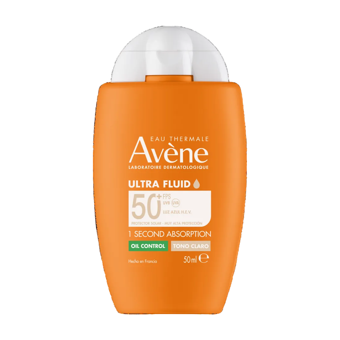 Avène Ultra Fluid Oil Control tono claro SPF50+ 50 ml — imagen oficial