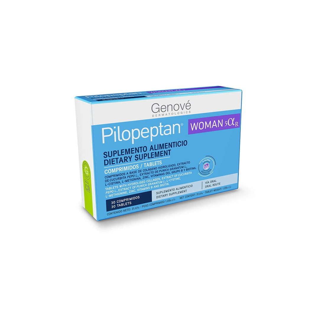 Genové Pilopeptan Woman 5αR 30 comprimidos