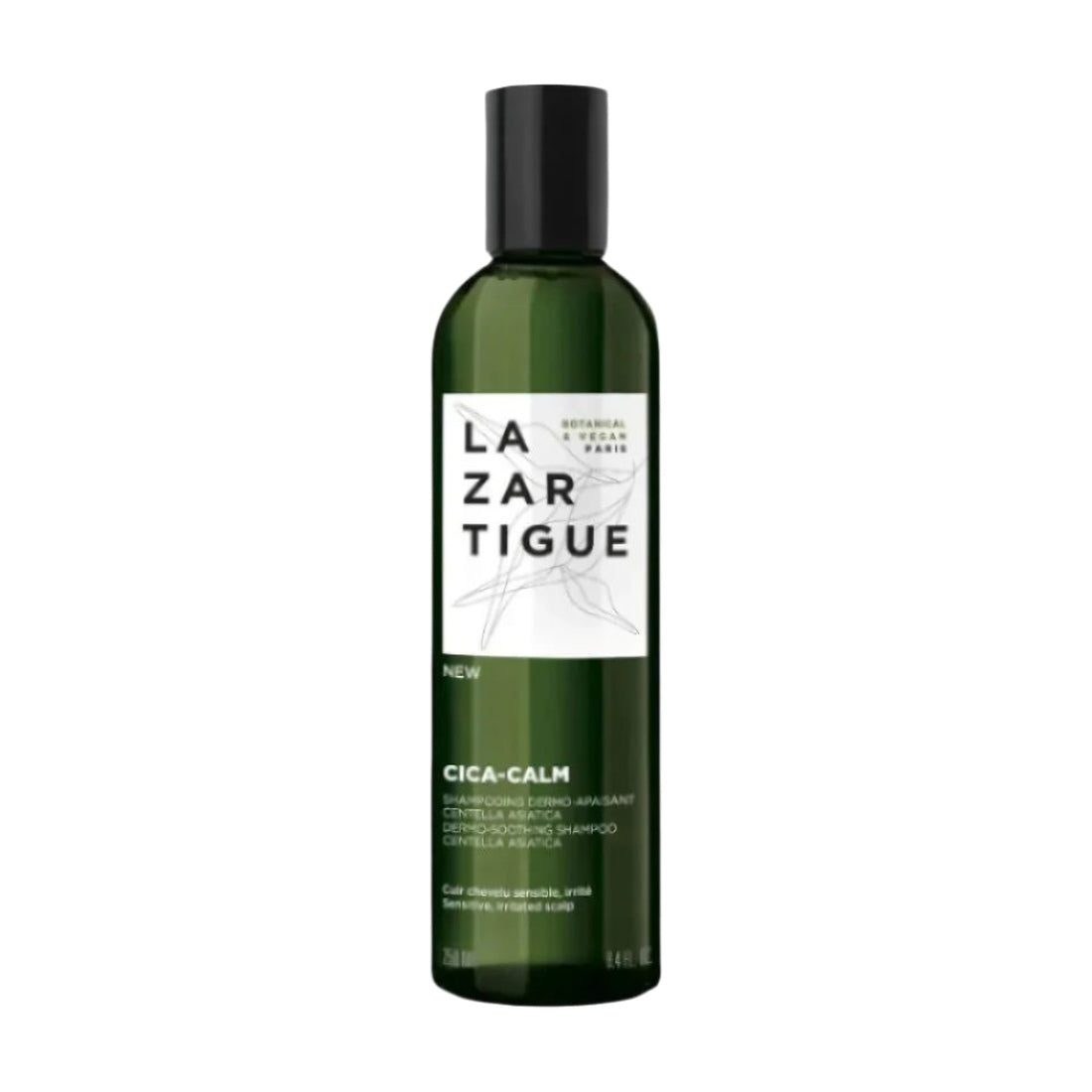 Lazartigue Cica-Calm Shampoo Dermocalmante 250 ml — fotografía real de frente sobre fondo blanco