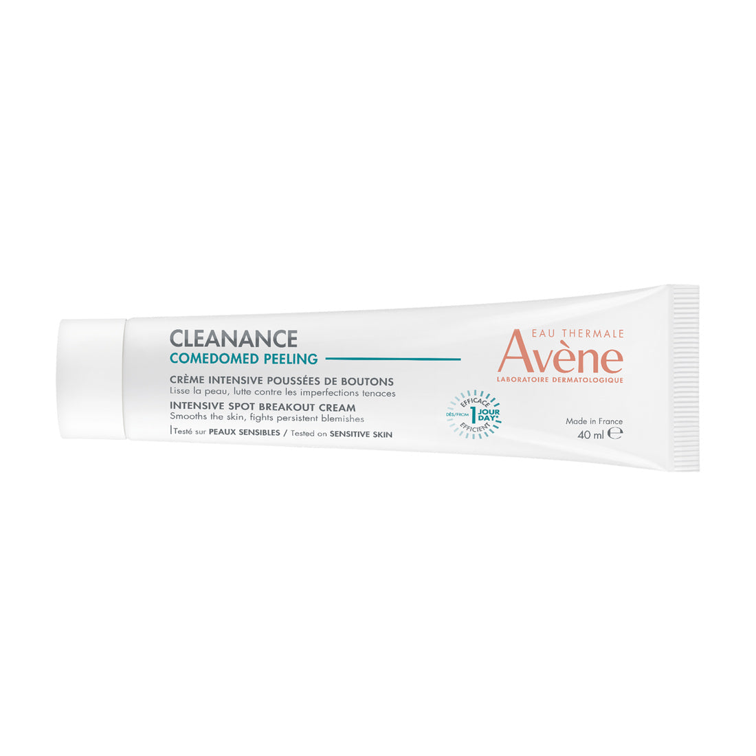 Avène Cleanance Comedomed Peeling Crema Intensiva 40 ml — fotografía real de frente sobre fondo blanco