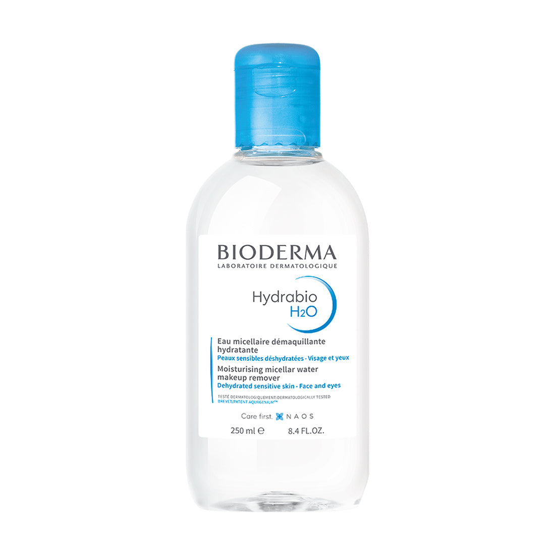 Bioderma Hydrabio H2O Agua Micelar 250 ml, vista frontal