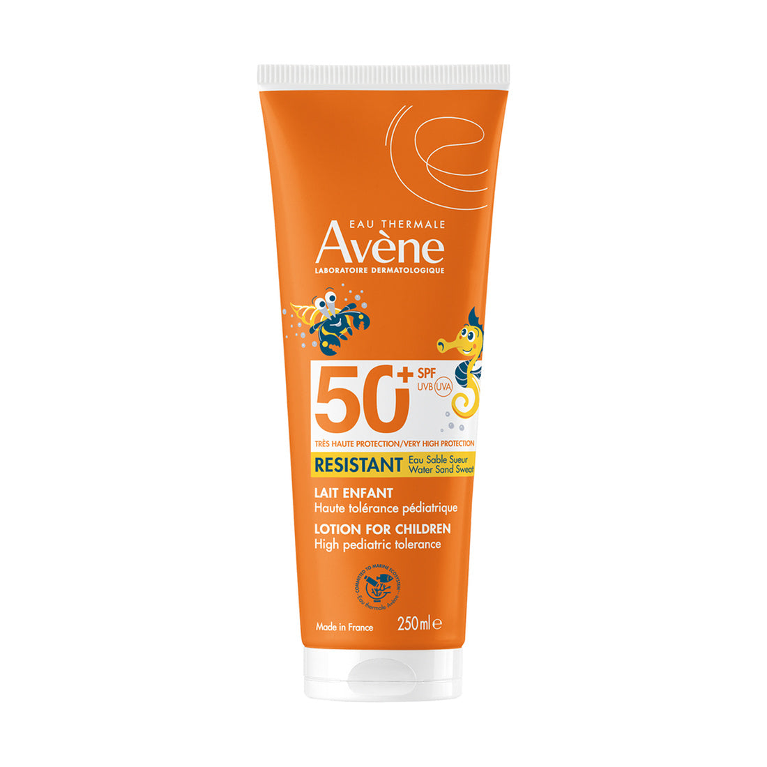 Leche Solar Niños SPF 50+ 250 ml — fotografía real, vista frontal.
