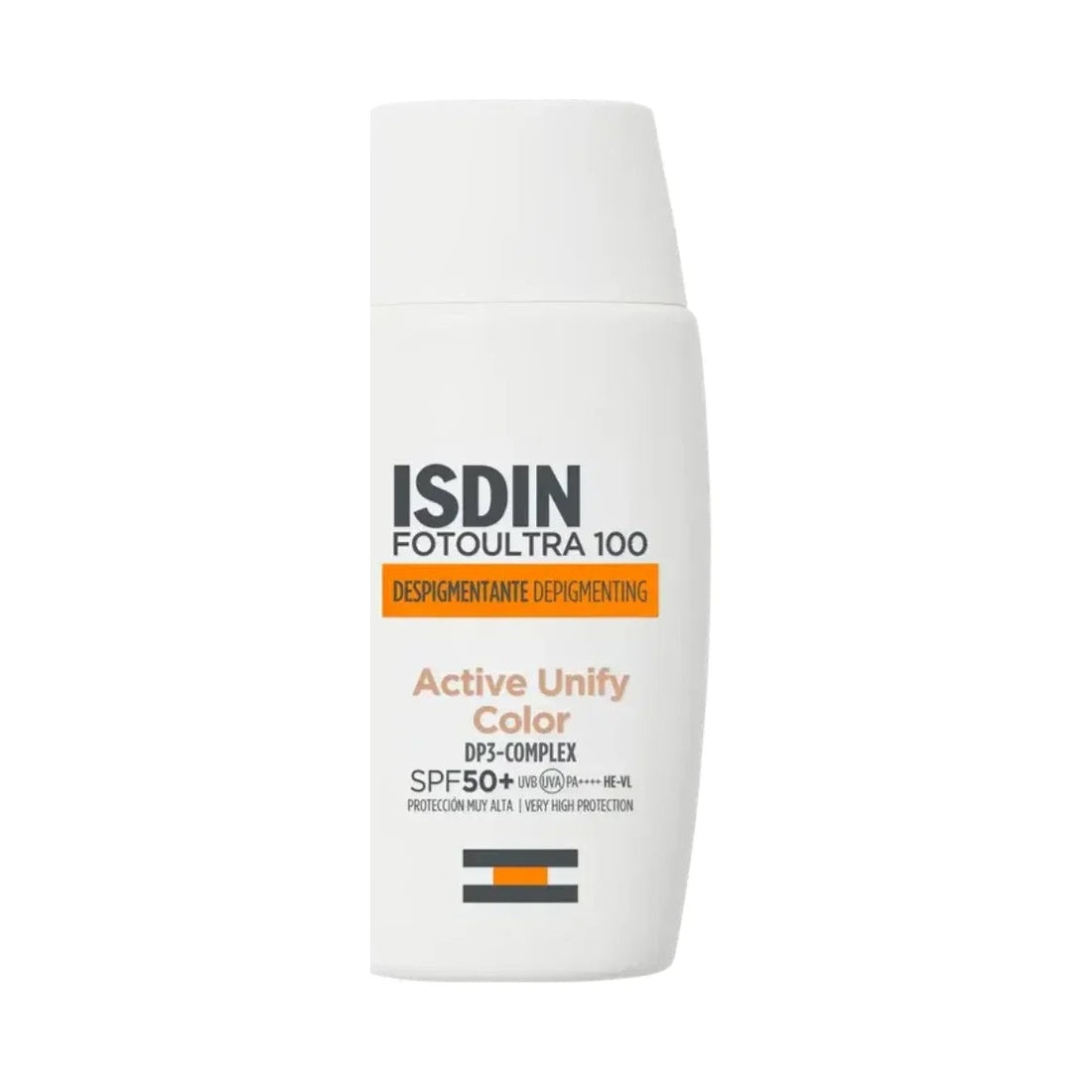 Active Unify Color SPF 50+ — envase frontal sobre fondo blanco