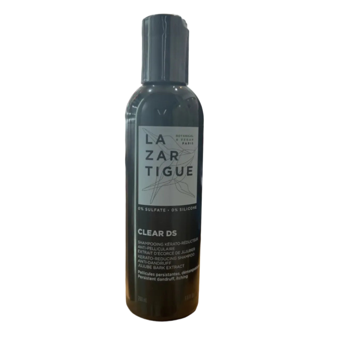 Lazartigue Clear DS Shampoo 200 ml, fotografía real del producto