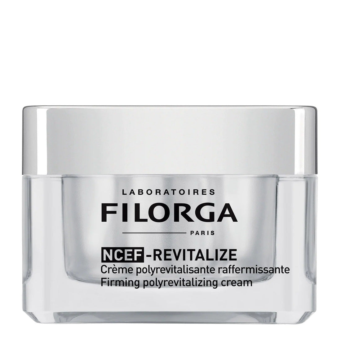 NCEF Revitalize Crema, vista frontal sobre fondo blanco