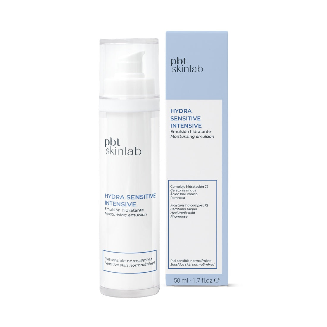 PBT Skinlab Hydra Sensitive Intensive emulsión hidratante 50 ml