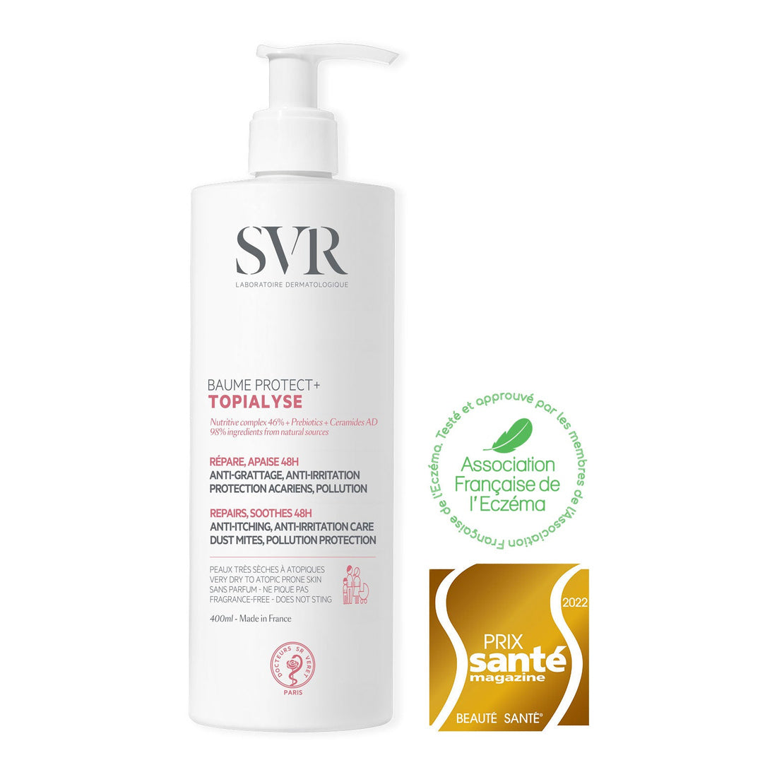 Topialyse Baume Protect +, fotografía de catálogo sobre fondo blanco
