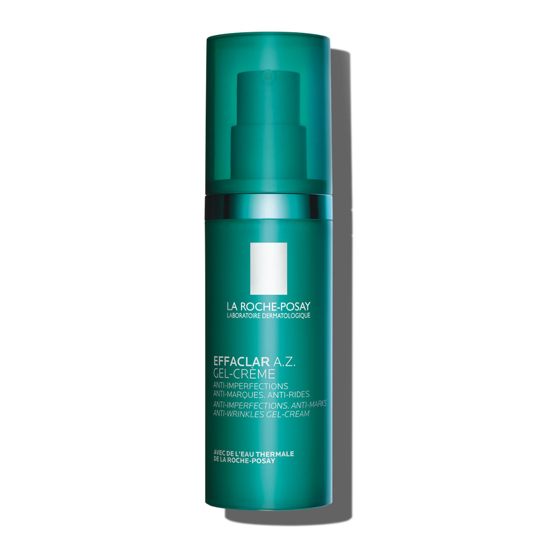 Effaclar A.Z Gel Crema, fotografía de catálogo sobre fondo blanco