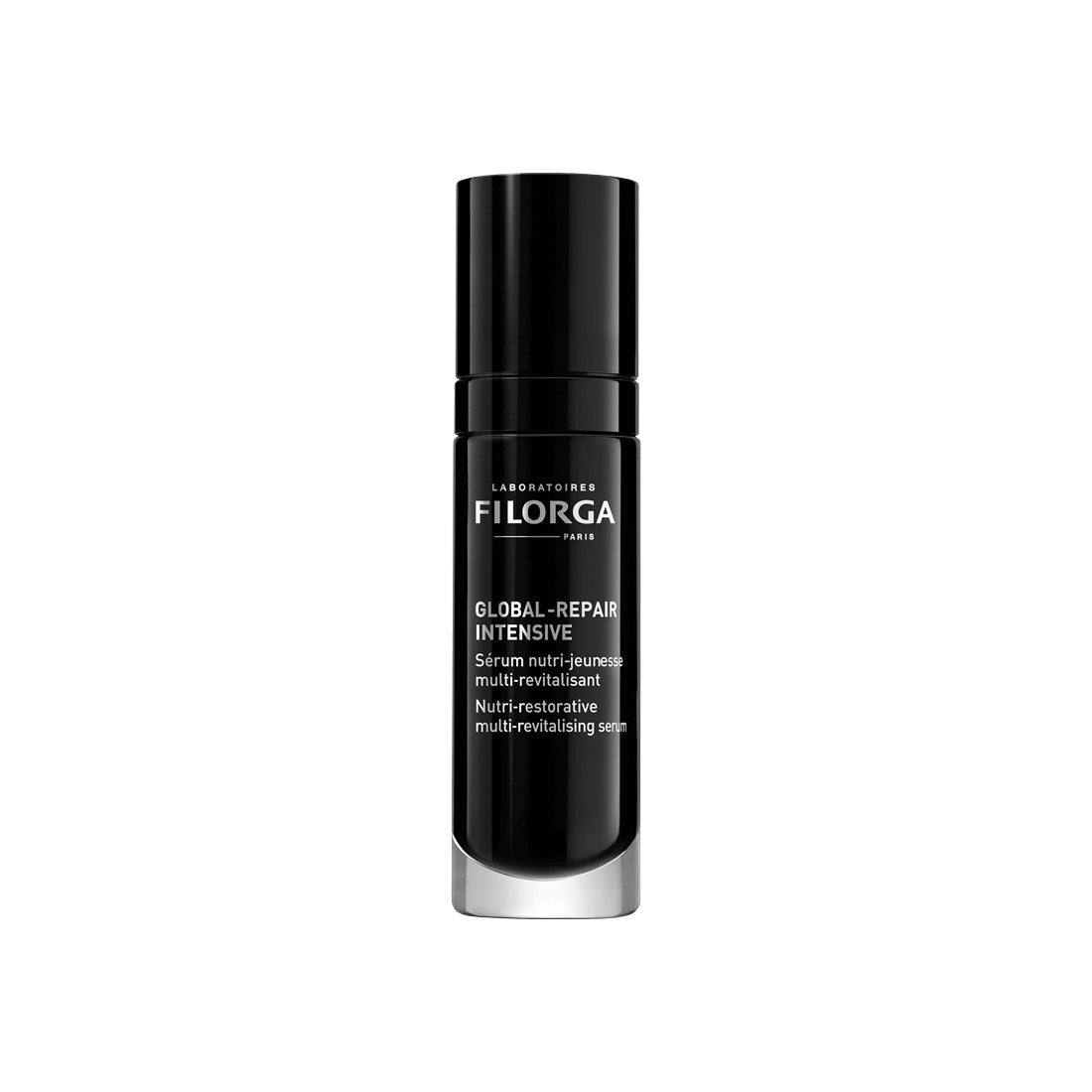 Global Repair Intensive Serum, fotografía de catálogo sobre fondo blanco