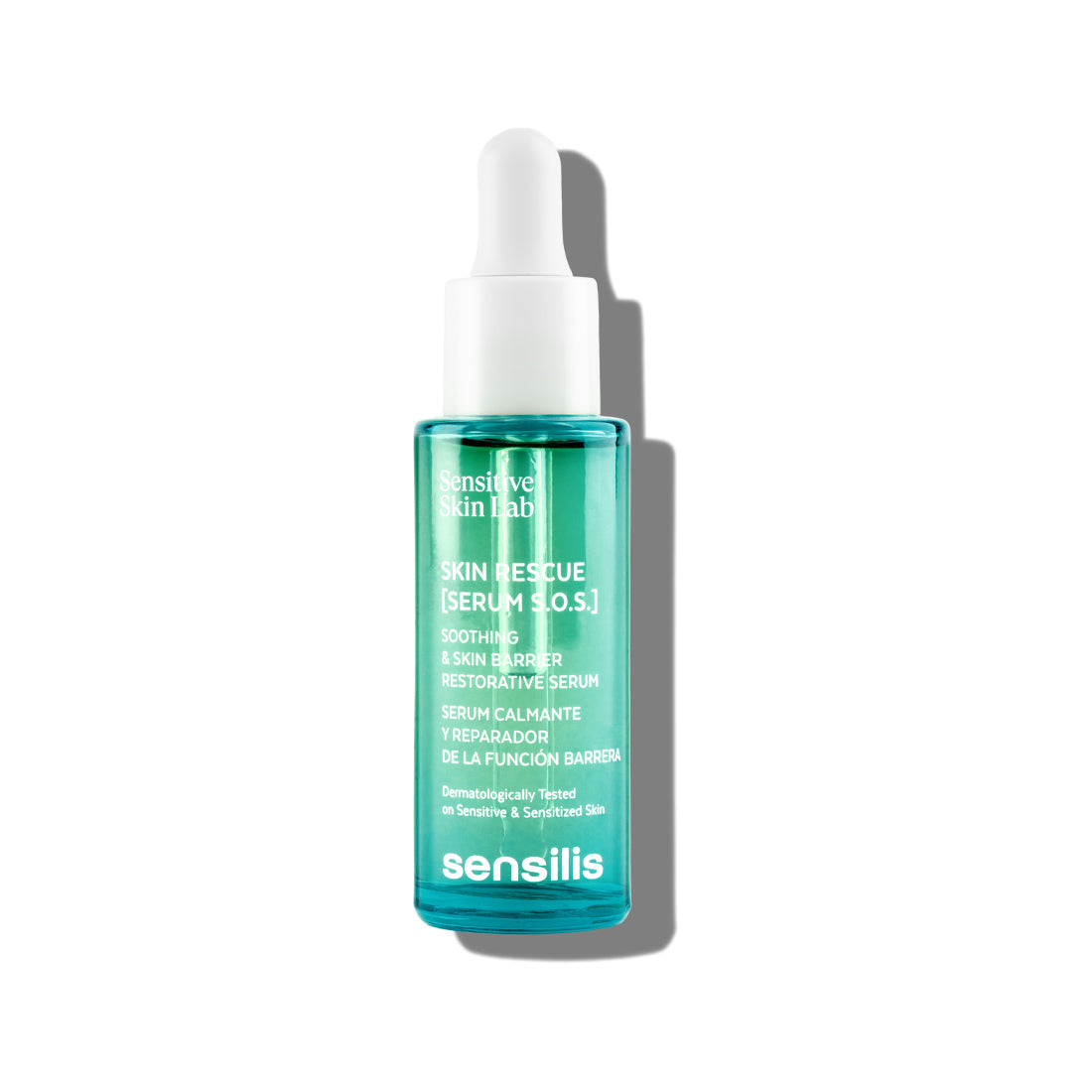 Skin Rescue (Serum S.O.S), fotografía de catálogo sobre fondo blanco