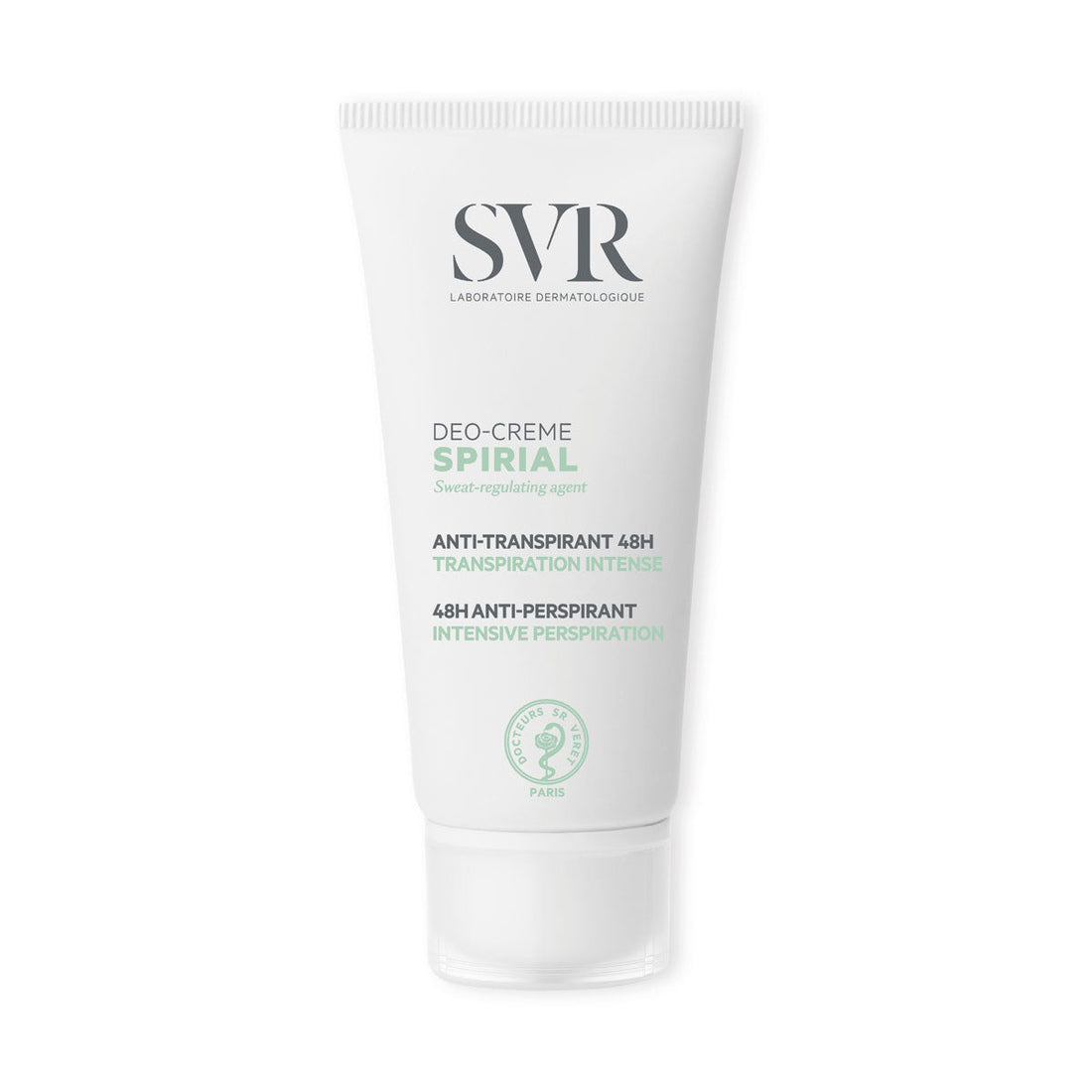 SVR Spirial Déo-Crème Antitranspirante 50 ml — fondo blanco